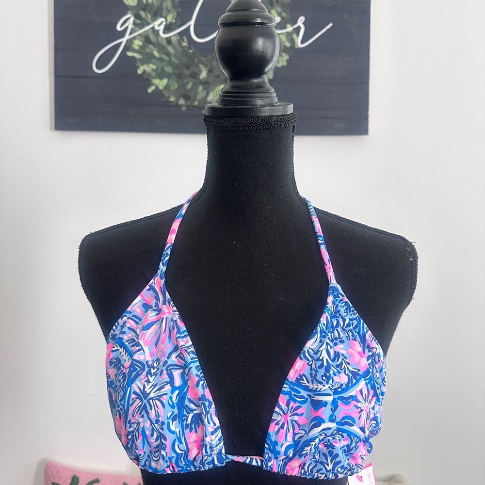 Lilly Pulitzer Blue and Pink Bikini